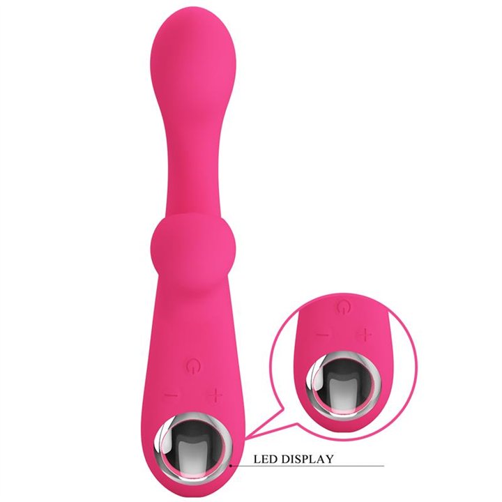 Skylar Bunny Vibrator and Thumping  Pink - BW-500039LED-1 - Teknashop Ltd