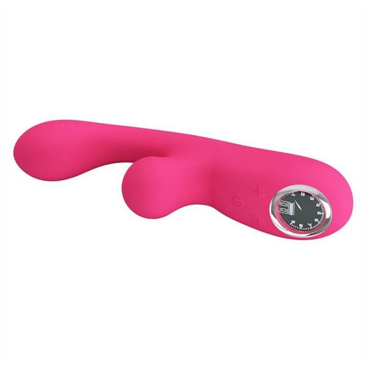 Skylar Bunny Vibrator and Thumping  Pink - BW-500039LED-1 - Teknashop Ltd