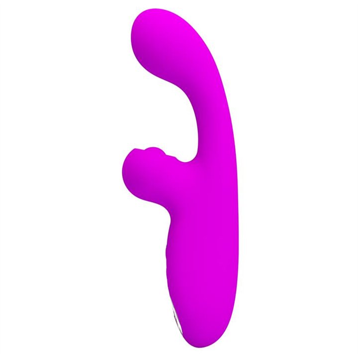 Skylar Bunny Vibrator and Thumping  Fuchsia - BW-500039LED - Teknashop Ltd