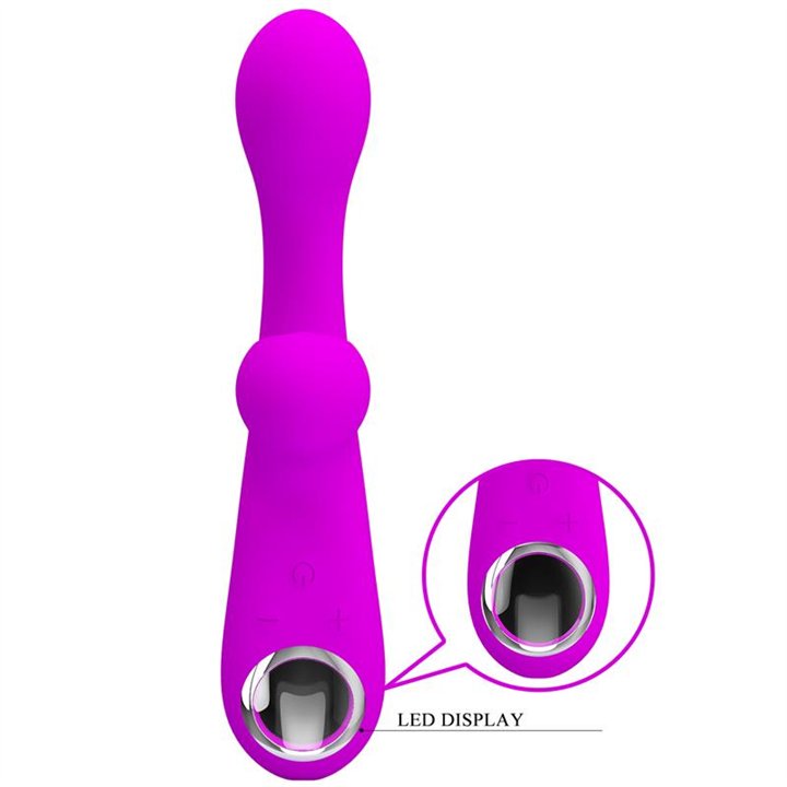 Skylar Bunny Vibrator and Thumping  Fuchsia - BW-500039LED - Teknashop Ltd