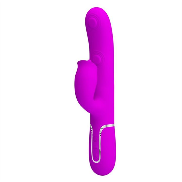 Gigi Vibrator Licking and Thumping Fuchsia - BW-500035 - Teknashop Ltd