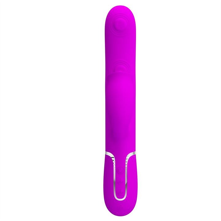 Gigi Vibrator Licking and Thumping Fuchsia - BW-500035 - Teknashop Ltd