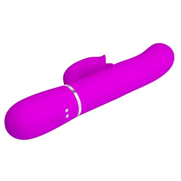 Gigi Vibrator Licking and Thumping Fuchsia - BW-500035 - Teknashop Ltd