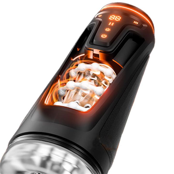 Conor Male Masturbator with Thrusting, Vibration and Heat Function - U-256 - Teknashop Ltd