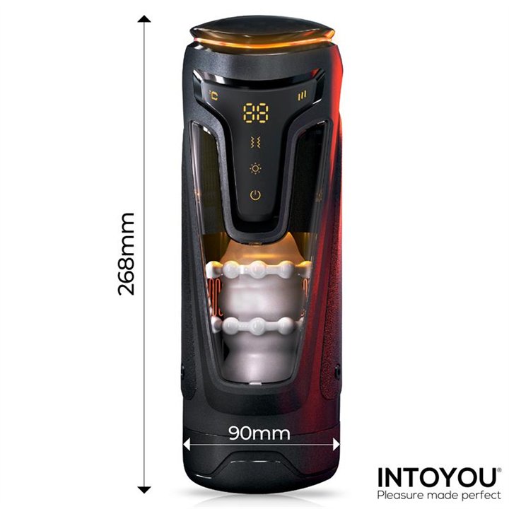 Conor Male Masturbator with Thrusting, Vibration and Heat Function - U-256 - Teknashop Ltd