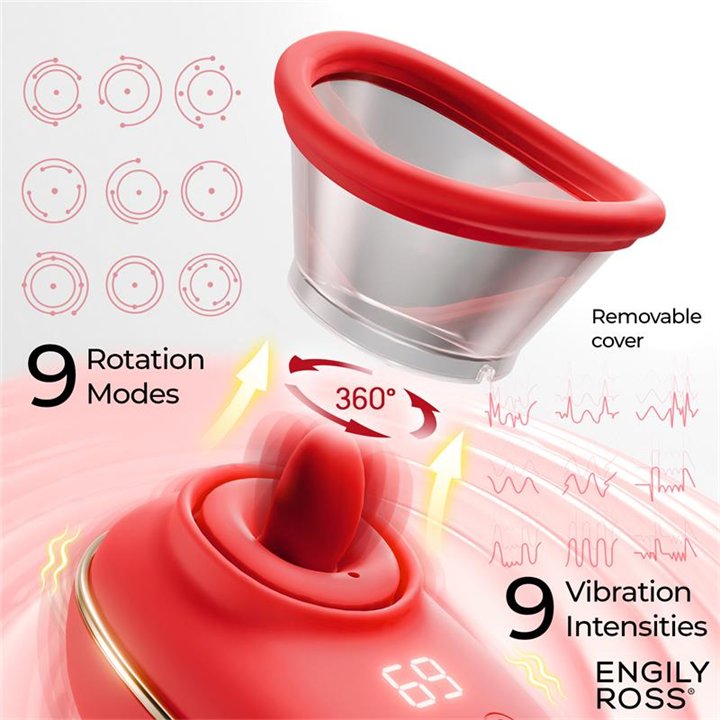 Lizer Stimulator with Licking, Vacuum Pump and Vibration - ER00255 - Teknashop Ltd