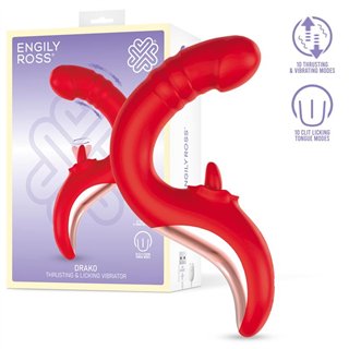 Drako Vibe with Thrusting and Licking Tongue 360º - ER00253 - Teknashop Ltd