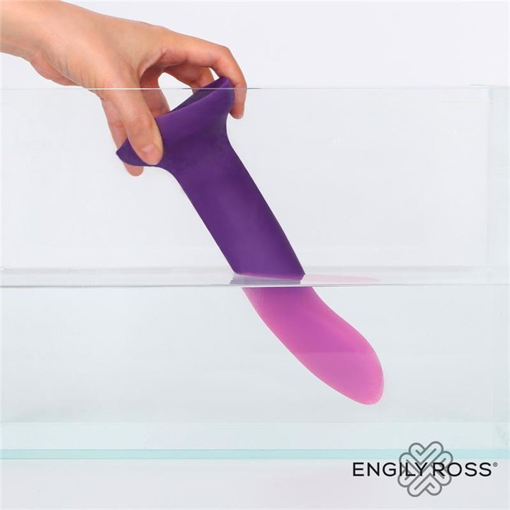 Color-Changing Dildo Purple to Pink Size L 21 cm - ER00229 - Teknashop Ltd