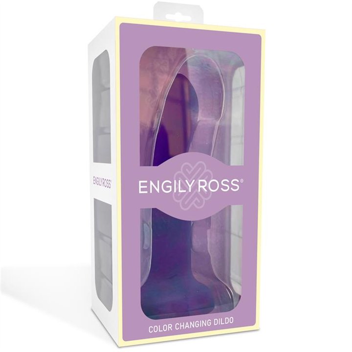 Color Changing Dildo Purple to Pink Size S 14 cm - ER00220 - Teknashop Ltd