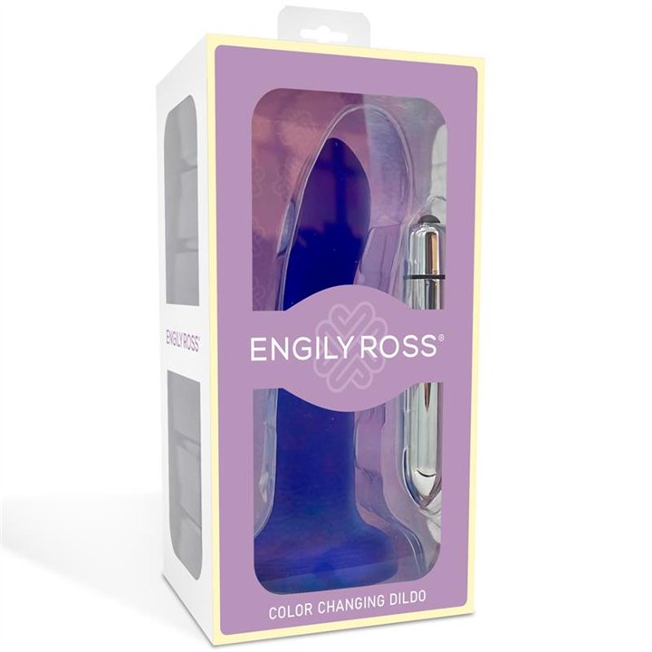 Color-Changing Dildo Purple to Pink Size S 14 cm - ER00219 - Teknashop Ltd