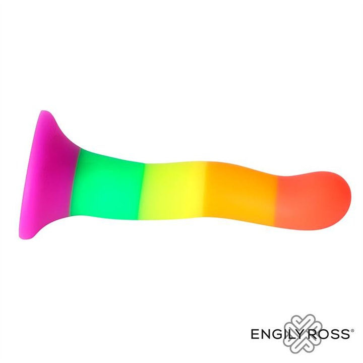 Dildo Rainbow Color LGBT 18 cm - ER00226 - Teknashop Ltd