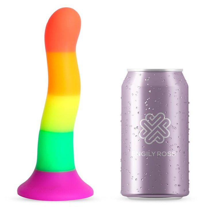 Dildo Rainbow Color LGBT 18 cm - ER00226 - Teknashop Ltd