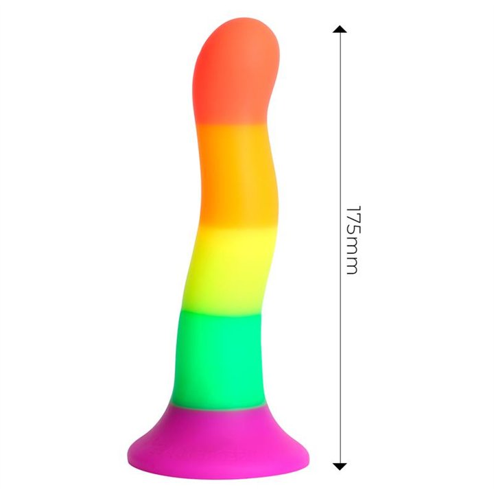 Dildo Rainbow Color LGBT 18 cm - ER00226 - Teknashop Ltd