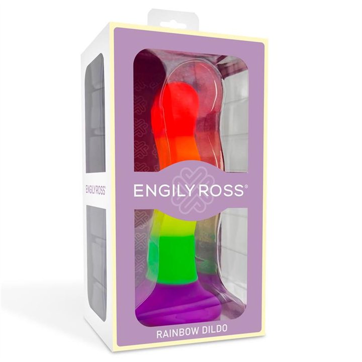 Dildo Rainbow Color LGBT 18 cm - ER00226 - Teknashop Ltd