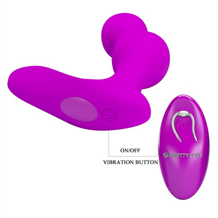 Terrance Vibrating Butt plug with Remote - BI-040156W - Teknashop Ltd