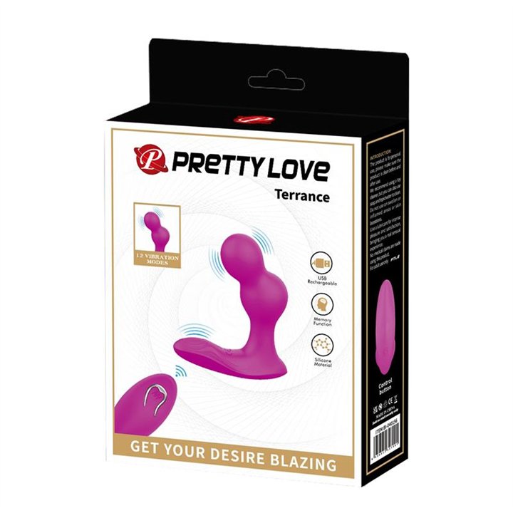 Terrance Vibrating Butt plug with Remote - BI-040156W - Teknashop Ltd