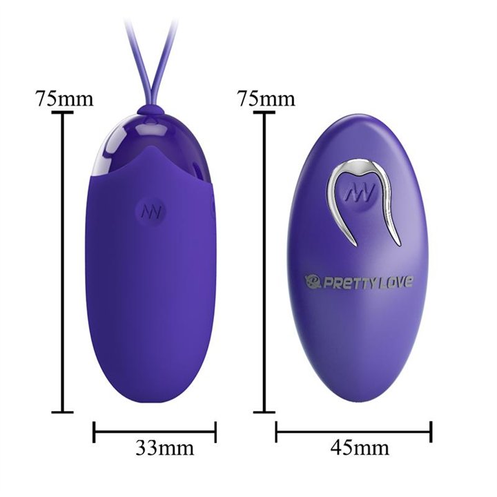 Berger-Youth Vibrating Egg with Remote Control - BI-014362WL - Teknashop Ltd