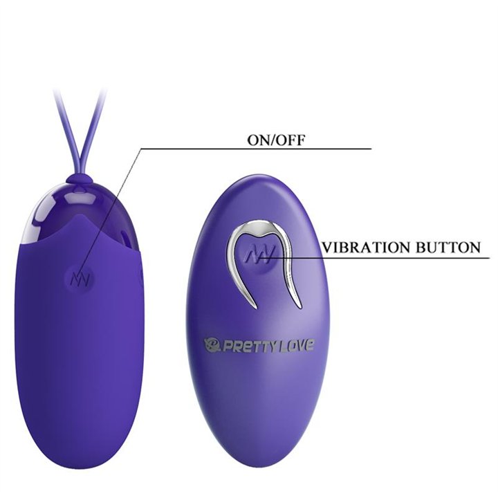 Berger-Youth Vibrating Egg with Remote Control - BI-014362WL - Teknashop Ltd