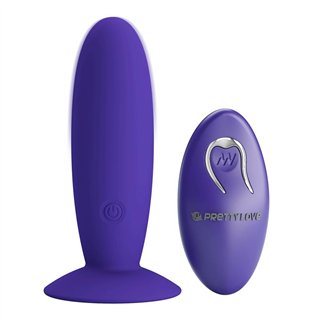 Youth Vibrating Anal Plug with Remote - BI-040045WL - Teknashop Ltd
