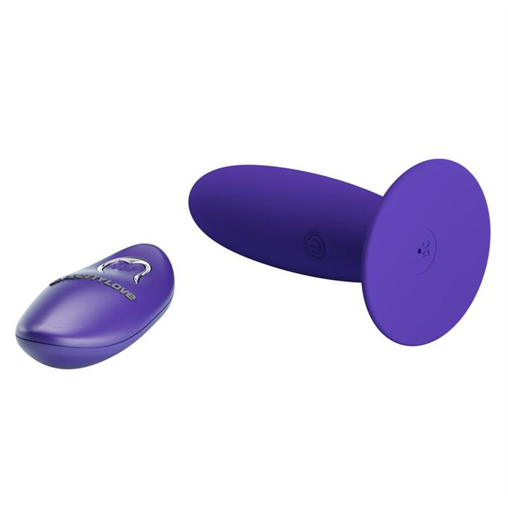 Youth Vibrating Anal Plug with Remote - BI-040045WL - Teknashop Ltd
