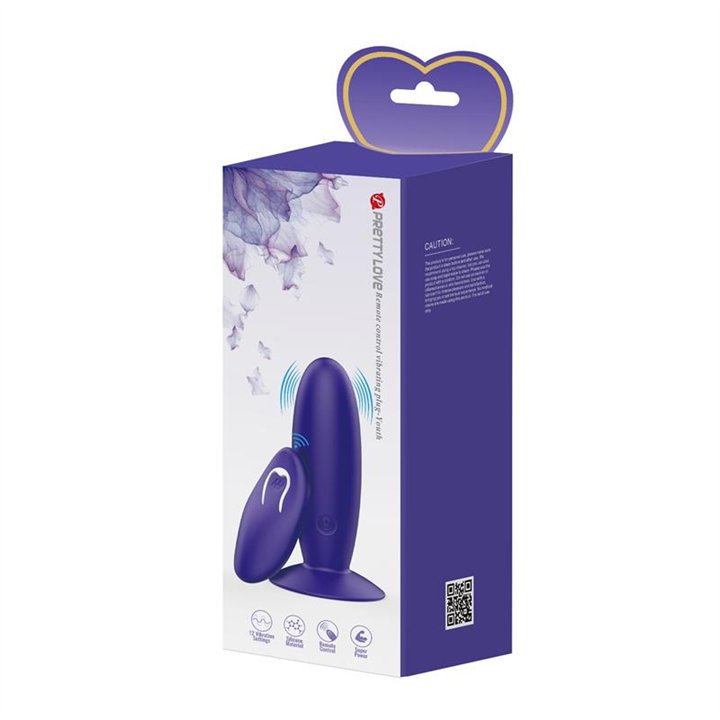Youth Vibrating Anal Plug with Remote - BI-040045WL - Teknashop Ltd