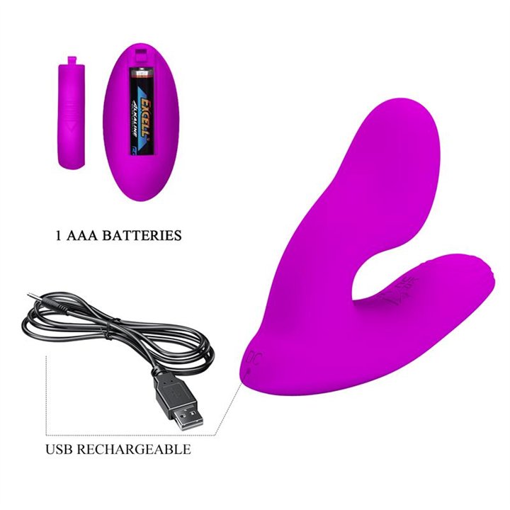 Melvin Vibrating But Plug with Remote - BI-040157W - Teknashop Ltd