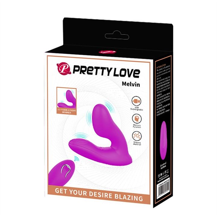 Melvin Vibrating But Plug with Remote - BI-040157W - Teknashop Ltd