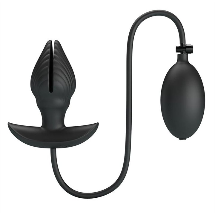 Manson Inflatable Butt Plug with Vibration - BI-040160Q - Teknashop Ltd