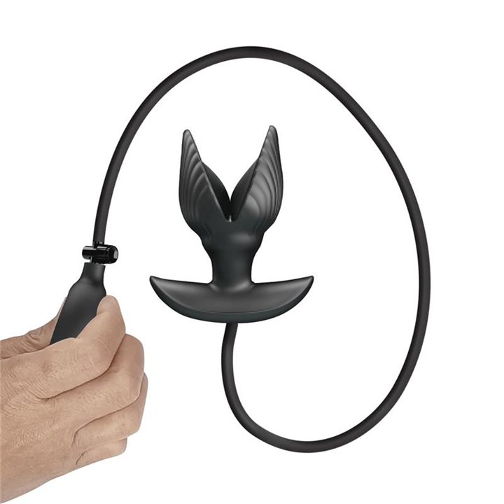 Manson Inflatable Butt Plug with Vibration - BI-040160Q - Teknashop Ltd