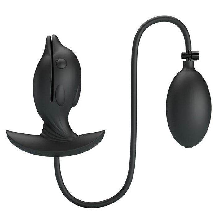 Hanson Inflatable Butt Plug with Vibration - BI-040161Q - Teknashop Ltd