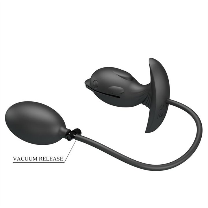 Hanson Inflatable Butt Plug with Vibration - BI-040161Q - Teknashop Ltd