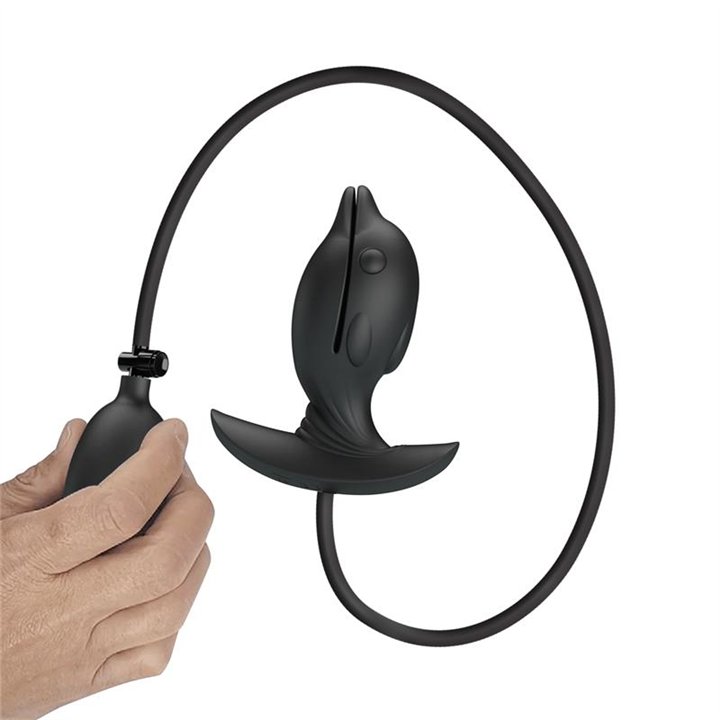 Hanson Inflatable Butt Plug with Vibration - BI-040161Q - Teknashop Ltd