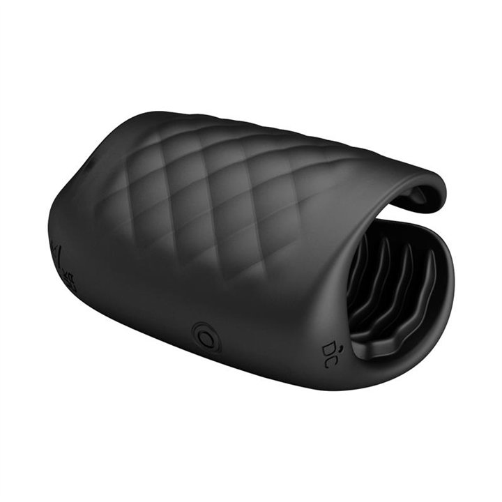 Black Glans Trainer Vibrating Male Masturbator - BM-00900T83Z - Teknashop Ltd