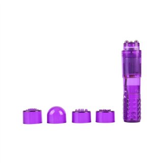 Mini Massager 3 Heads Purple - CN-141115401 - Teknashop Ltd