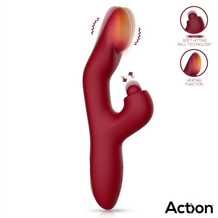 Velter Soft Clit Hitting Ball with Vibration and Heating Function - AC-716 - Teknashop Ltd