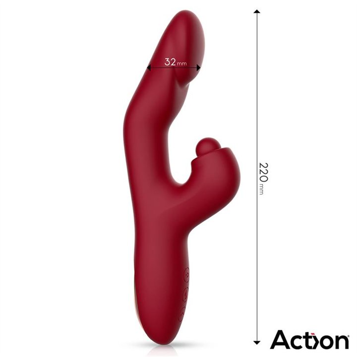 Velter Soft Clit Hitting Ball with Vibration and Heating Function - AC-716 - Teknashop Ltd