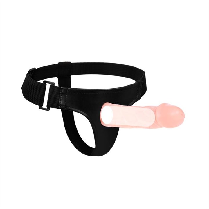 Strap-On with Hollow Dildo 16 cm - BW-010026 - Teknashop Ltd