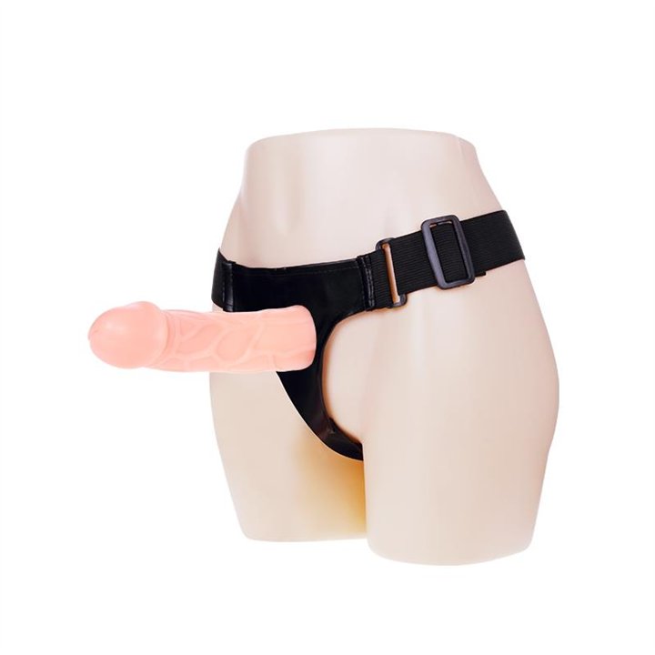 Strap-On with Hollow Dildo 16 cm - BW-010026 - Teknashop Ltd