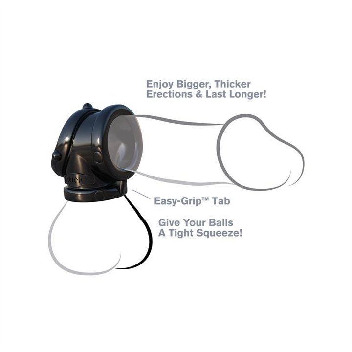 Fantasy C-Ringz Rock Hard Cock Pipe Black - PD-5921-23 - Teknashop Ltd