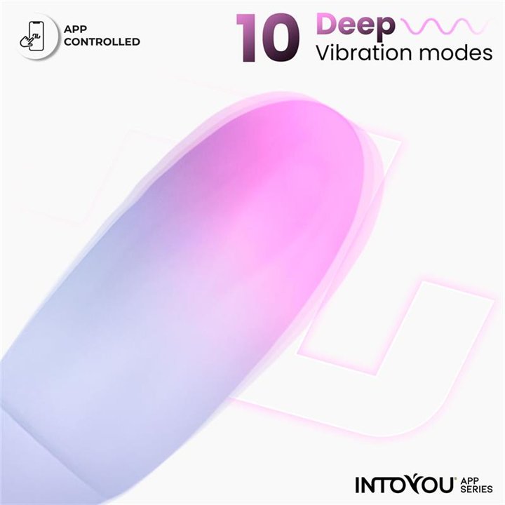 Vibrating Egg Double Layer Silicone with APP Pink/Blue - IN-233 - Teknashop Ltd