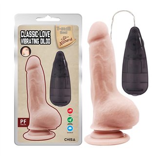 Classic Love Dildo with Vibration 20cm - CN-101831117 - Teknashop Ltd