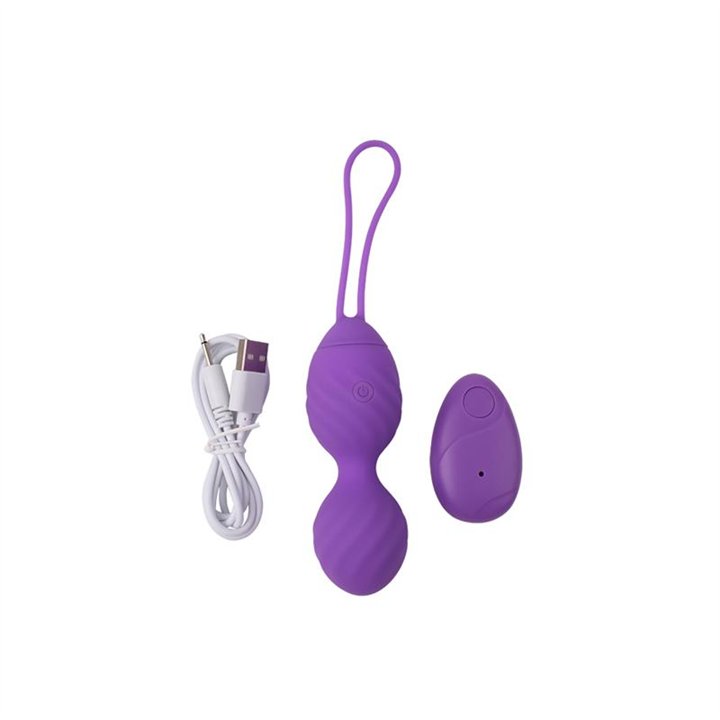 Vibrating Egg Remote Control Ridged USB Silicone 7.4 - CN-621593191 - Teknashop Ltd