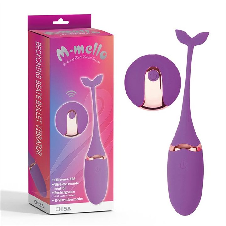 Vibrating Bullet Remote Control Beckoning Beats USB Silicone 5,9 - CN-621593251 - Teknashop Ltd