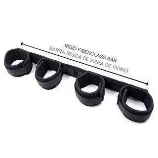 Spreader Bar with Rigid Bar and Soft Cuffs - 8436583799949 - Teknashop Ltd