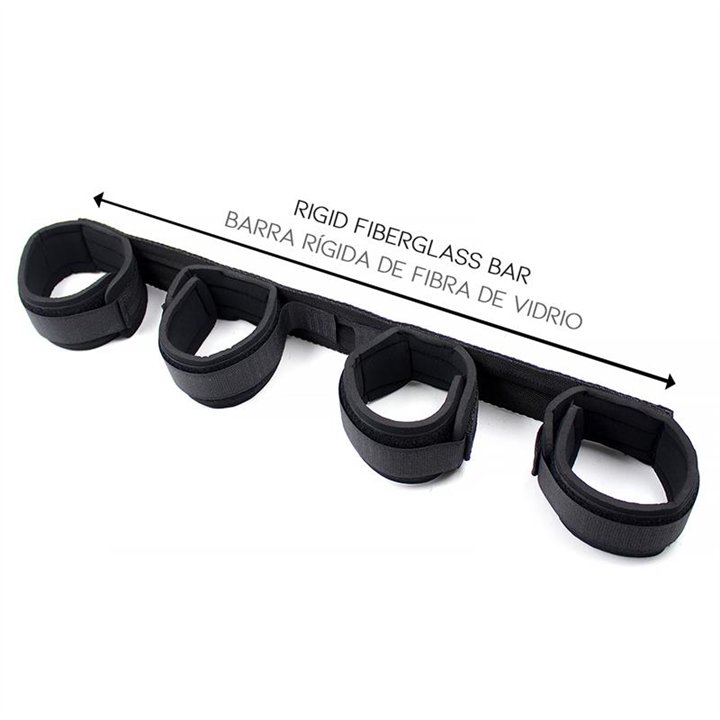 Spreader Bar with Rigid Bar and Soft Cuffs - 8436583799949 - Teknashop Ltd