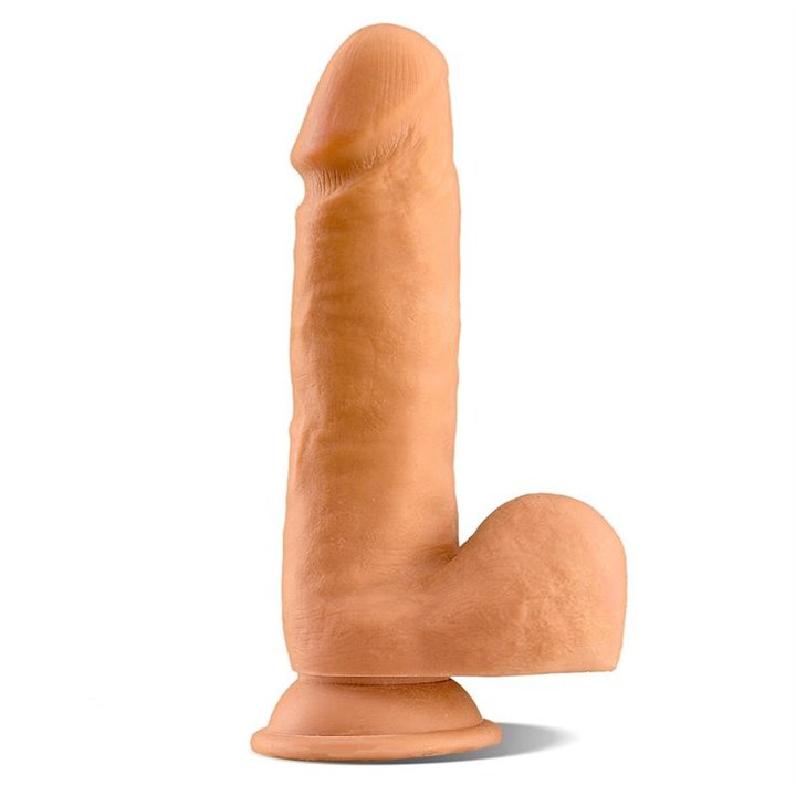 Dimi Realistic Dildo with Testicles  7.9 Flesh - MX-709 - Teknashop Ltd
