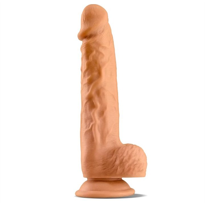 Andi Realistic Dildo with Testicles 9.1 Flesh - MX-706 - Teknashop Ltd