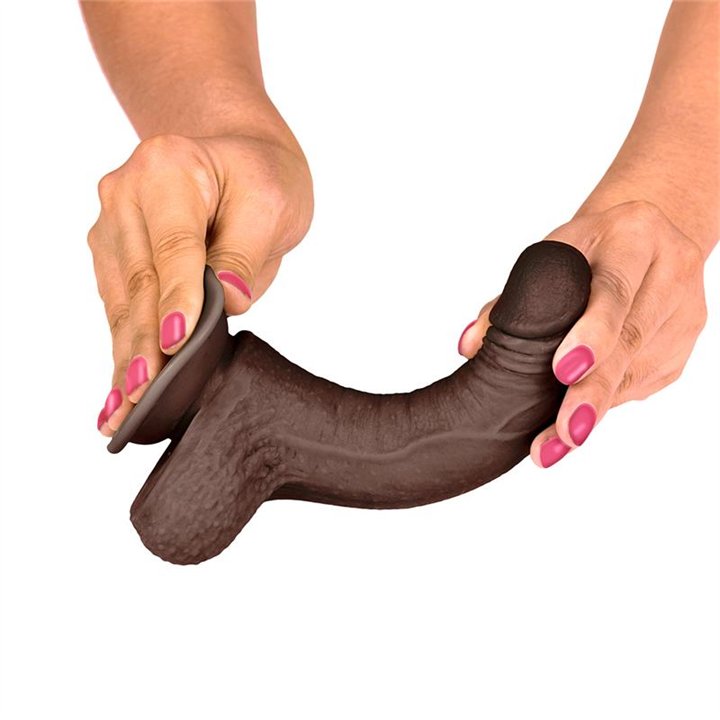 Slidy Realistic Dildo Dual Layer Retractable and Adjustable 7 - LT-941 - Teknashop Ltd