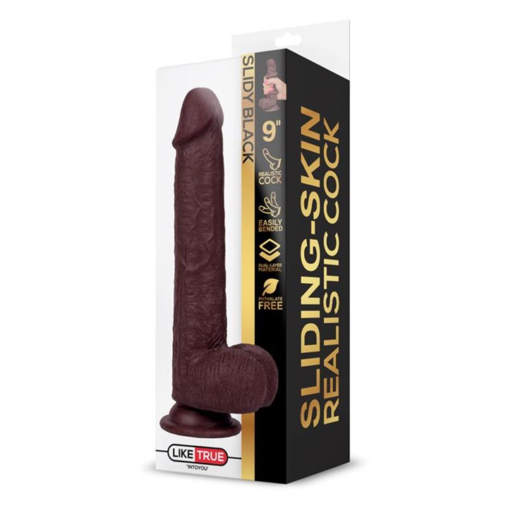 Slidy Realistic Dildo Dual Layer Retractable and Adjustable 9 - LT-995 - Teknashop Ltd