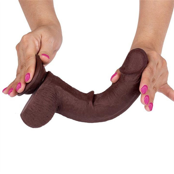 Slidy Realistic Dildo Dual Layer Retractable and Adjustable 9 - LT-995 - Teknashop Ltd